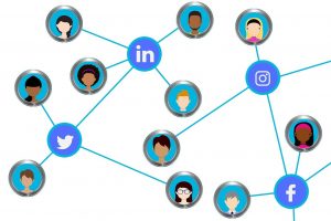 social media, connection, network