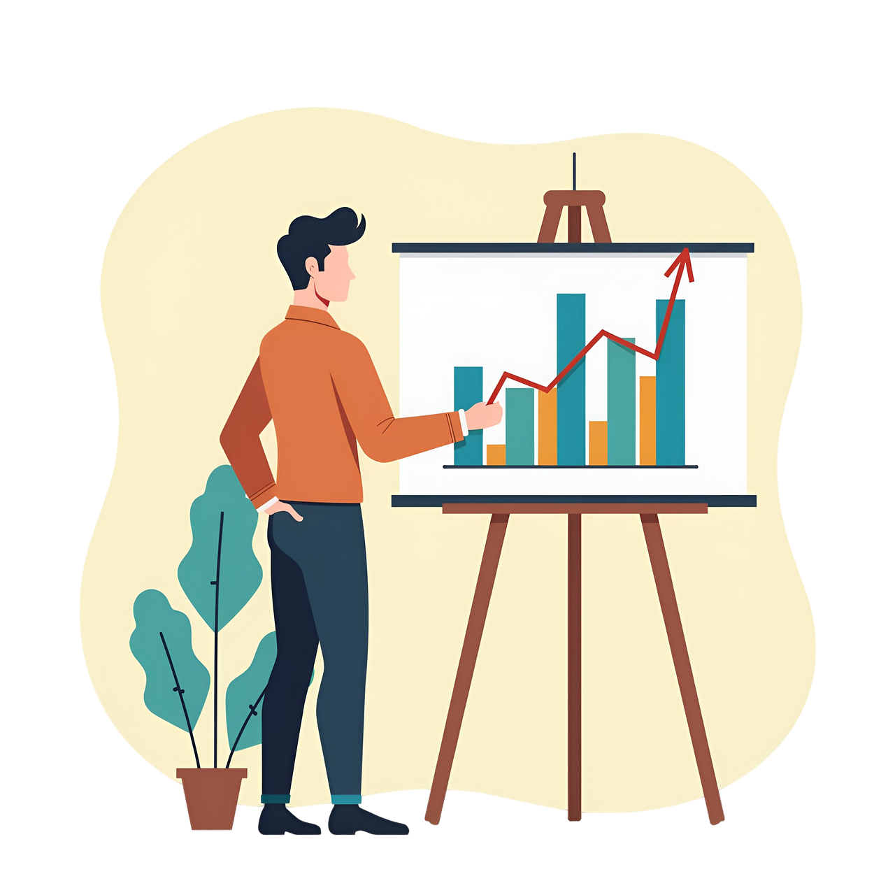 ai generated, presentation, data